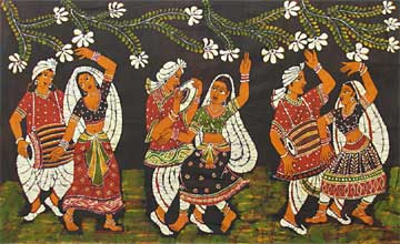 Deer Indian Folk Painting