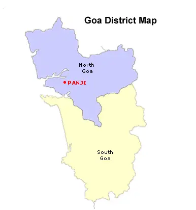 Goa district Map