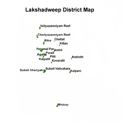 Lakshadweep district Map