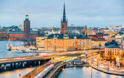 Buy travel insurance for Sweden