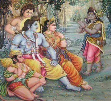 Lord Rama Ravi varma paintings.