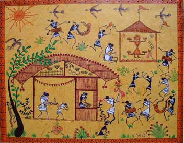 Village Warli Painting